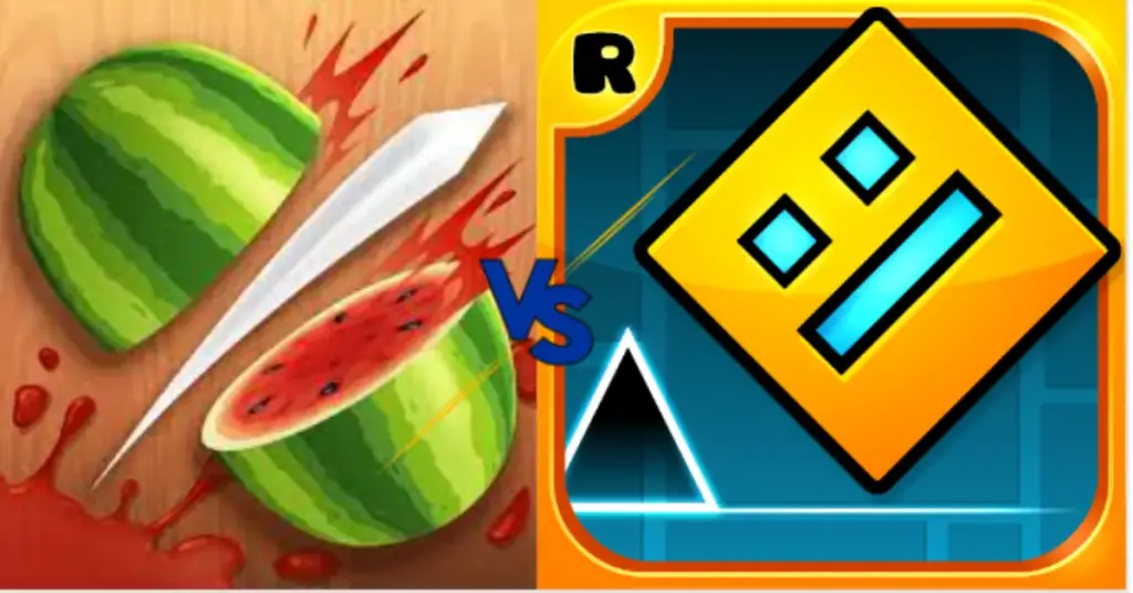 Geometry Dash Vs Fruit Ninja: Análisis Comparativo de Juegos Móviles