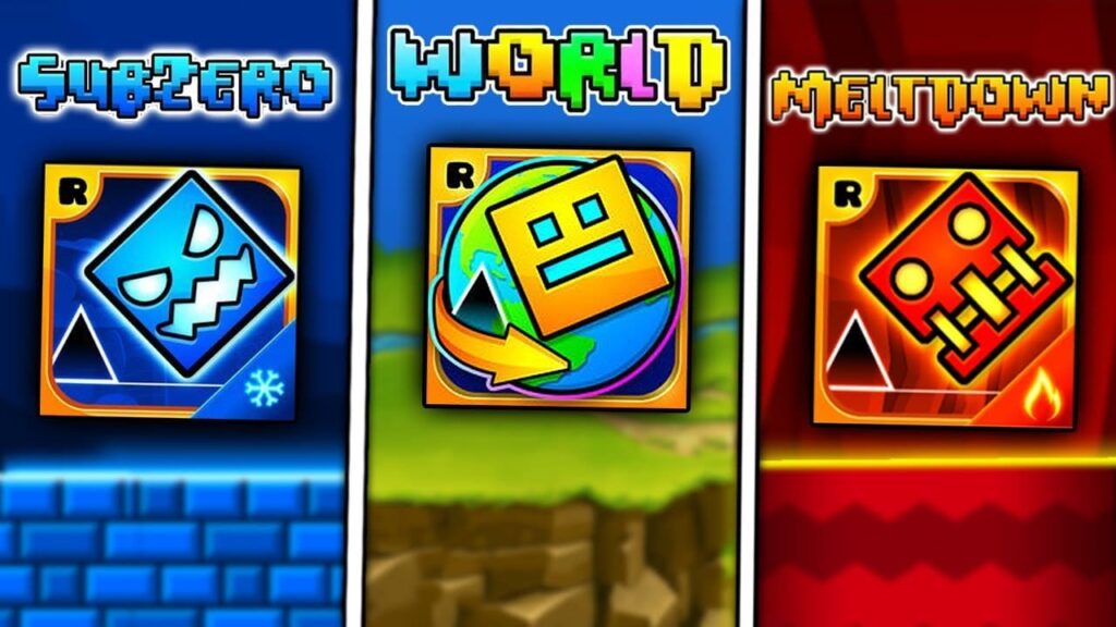 Todos los juegos de Geometry Dash que existen